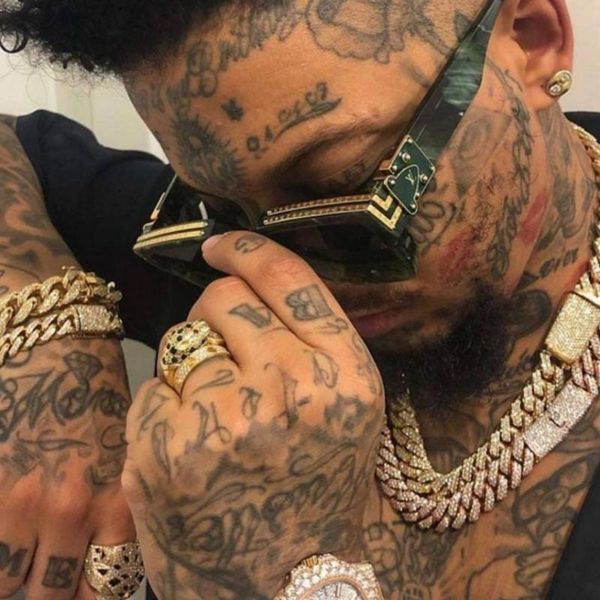 

square luxury sunglasses men women fashion uv400 glasses new, White;black