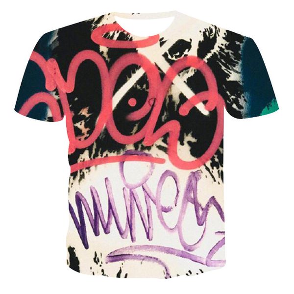 

graffiti style new anime print the 3d print shirts hippie oversized anime men clothing