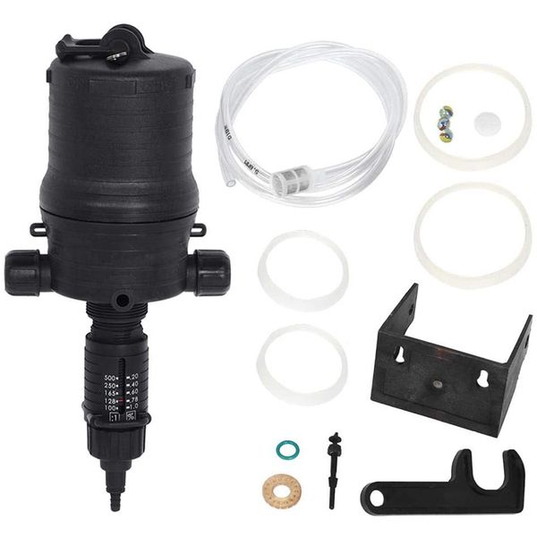 

black 0.2%-1% automatic diluter dosing pp fertilizer proportioner garden farming