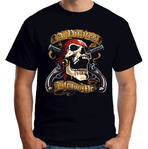

velocitee mens t-shirt a pirates life for me pirate a21905