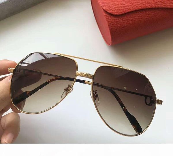 

mens pilot sunglasses vintage gold witg brown lenses luxury designer sunglasses glasses womens new with box, White;black