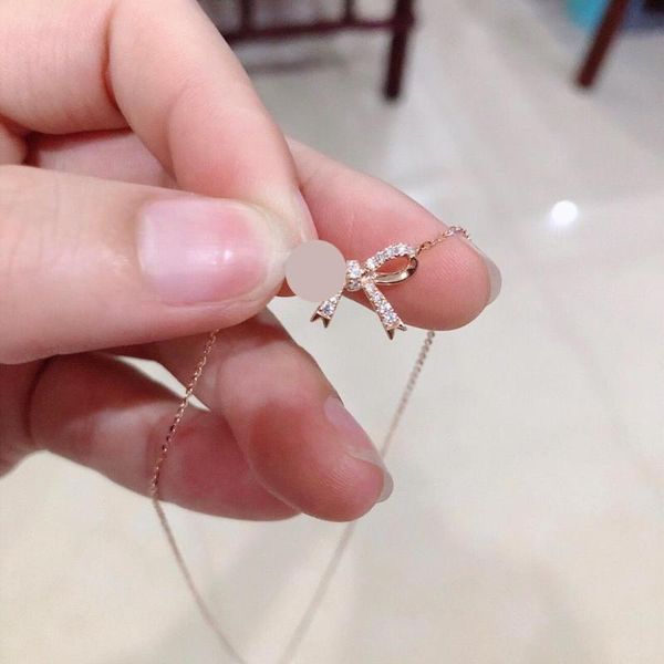 

new titanium stainless jewelry wholesale new alloy necklace white gold ladies fashion jewelry valentine's day gift, Silver