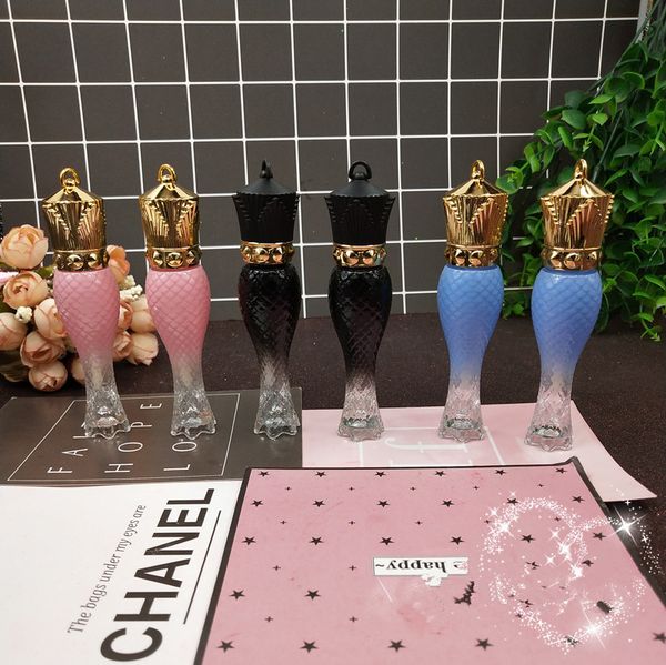 

2pcs/pack new crown mermaid empty lip gloss tube lip bottle container in refillable bottles