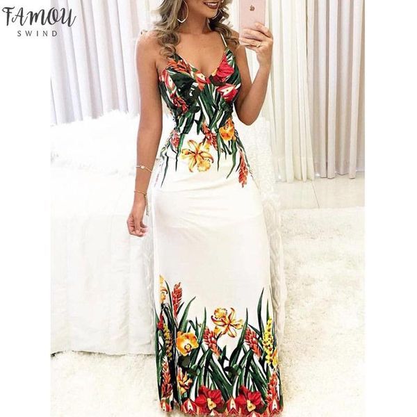 

summer women boho floral printed dresses arrival ladies sleeveless party evening long maxi dress suspenders v-neck dresses, Black;gray