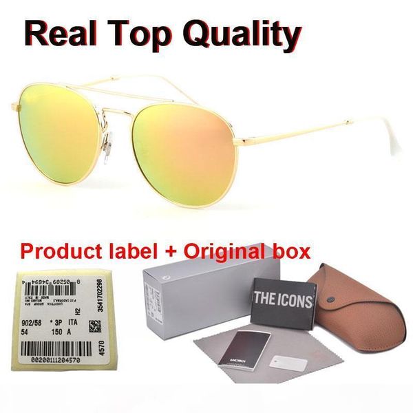 

1шт оптовая продажа - высокое качество дизайнера бренда градиент стеклянные линзы солнцезащитных очков мужчин женщин солнцезащитные очки очк, White;black
