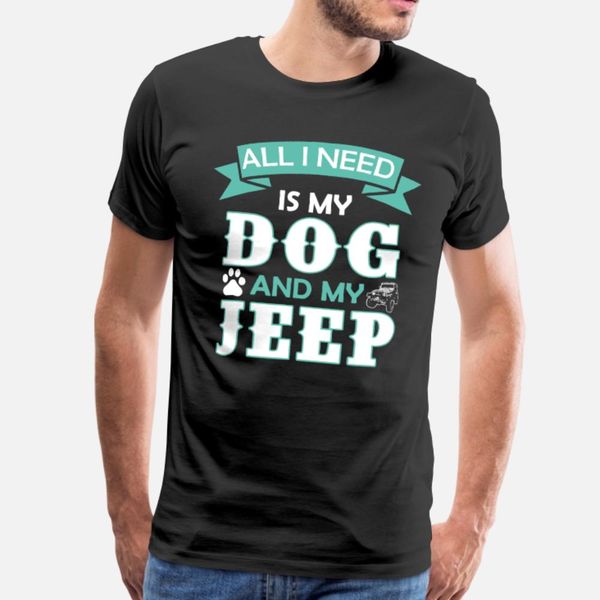

dog and jeep lover gifts t shirt men designer short sleeve s-xxxl leisure loose new style spring autumn pattern shirt