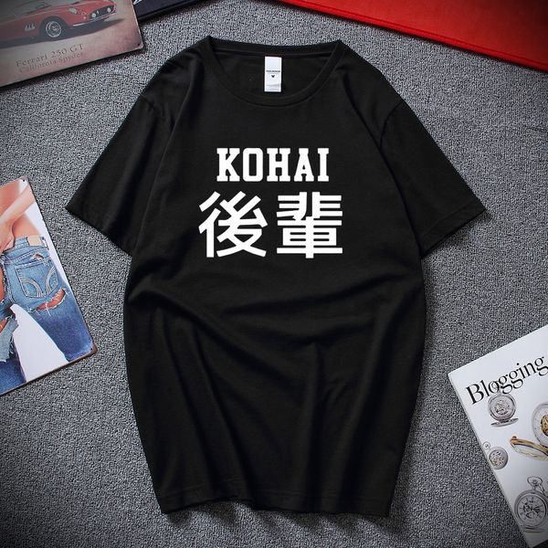 

kohai t-shirt harajuku hipster men women short sleeve 100% cotton sprint summer tshirt eu size