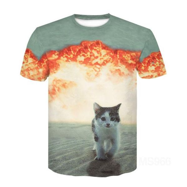 

cat ragdoll half sleeve pet 3d print shirts kawaii kawaii comics men clothing