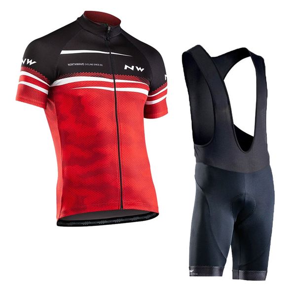 

2020 nw men pro cycling jersey clothing kit road racing bike suit complete bicycle uniform dress wear mtb jersey sets ciclismo, Black;blue