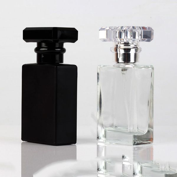 

wholesale 30ml perfume bottle, clear glass bottle, black glass empty bottle
