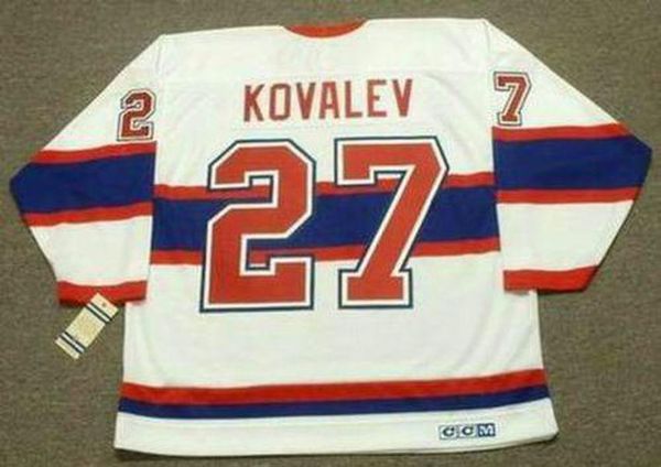 

men women youth alex kovalev montreal canadiens 1940s ccm vintage hockey jersey all stitched quality any name any number goalie cut, Black;red