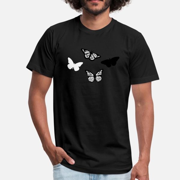 

butterflies butterfly t shirt men design 100% cotton euro size s-3xl basic solid graphic funny spring novelty shirt