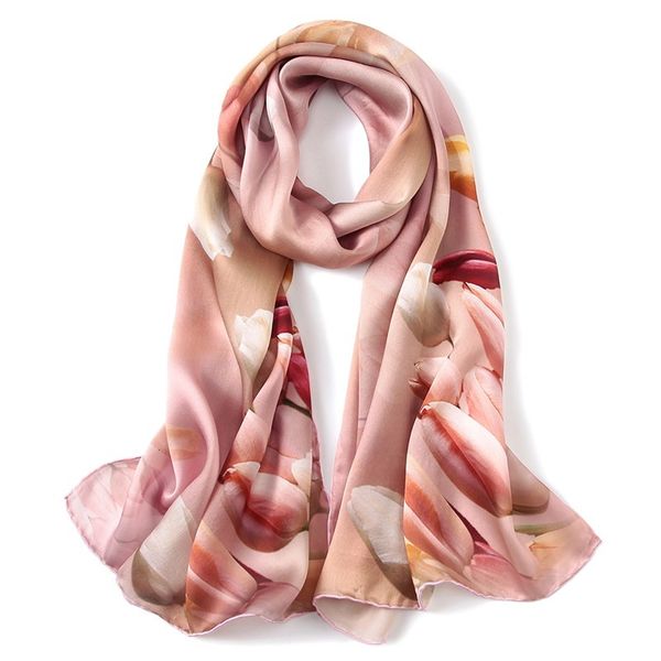 

top grade рук прокат отпечатанных длинный шелковый шарф женщин 100% сатин шелковые шарфы палантины шали осени new одежда аксессуары для ol, Blue;gray