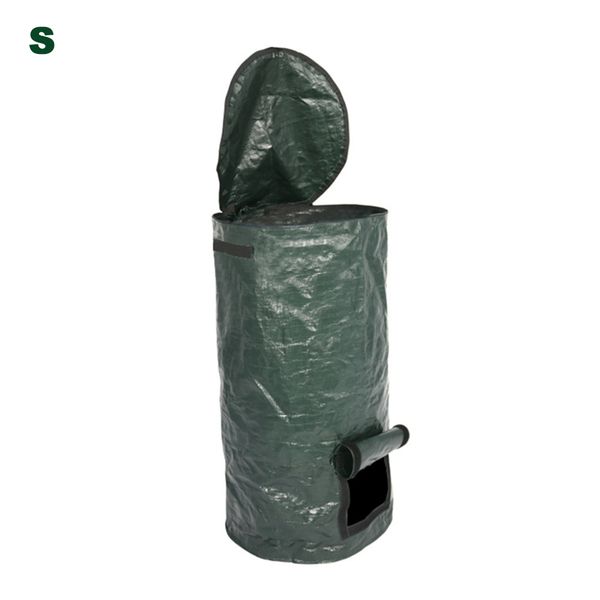 

garden supplies foldable compost bag portable ferment trash can waste disposal