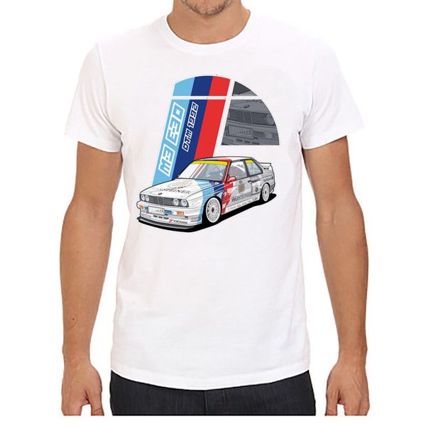 

new fashion cool casual t shirt fashion summer paried tee shirts m3 1992 german racer car germany automobile short sleeve