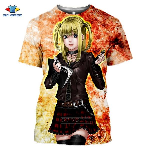 

death note man anime horror cosplay pull homme g5 3d print shirts plus size comics aesthetic men clothing