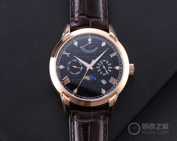

in 2020, the high-quality dimension diameter is 40mm. the original imported 9100 waterproof 316 fine steel men's watch mechanical watch, Slivery;brown