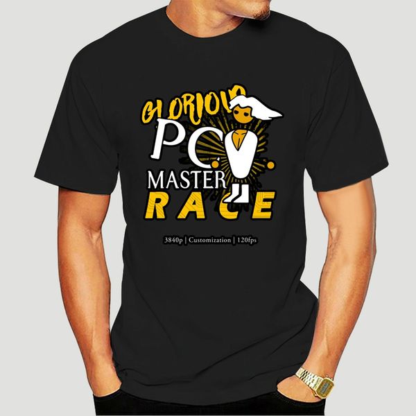 

round collar glorious pc master race 100% fabric youth t-shirts unique & tees clothing shirt short sleeve-3390a