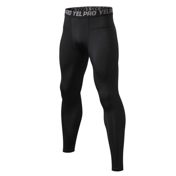 

men's tights outdoor fitness quick-drying training pants, high elasticity and net breathable sports trousers, Black;blue