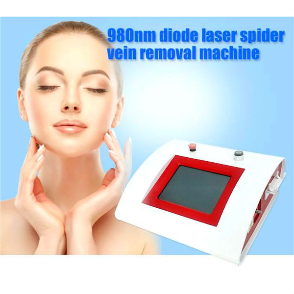 

горячие продажи 980 нм лазерный паук терапия терапия красоты оборудование для красоты 980 нм лазерный сосудистый удаление вен. терапия с ce, Black