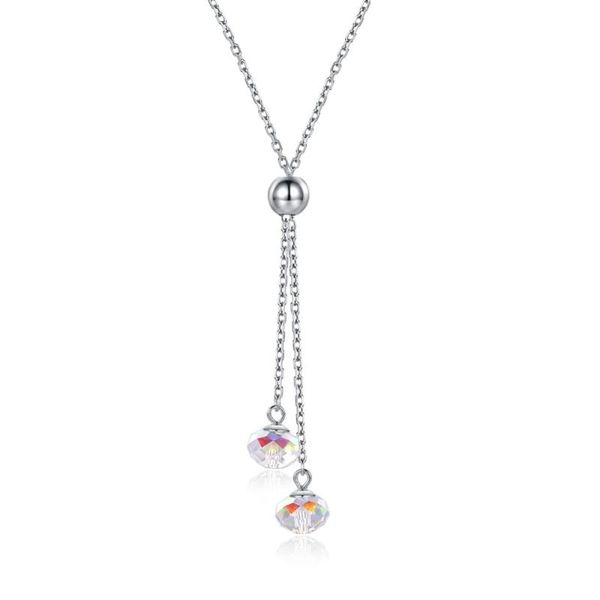 

c878 2020 new arrival female pendant necklace tassel long sweater chain necklace women necklaces wholesale sales, Silver