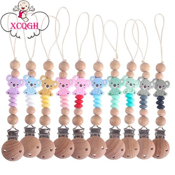 

silicone pacifiers for koala mini beads newborn pendant nipple holder xcqgh teether chain clip baby gghsm