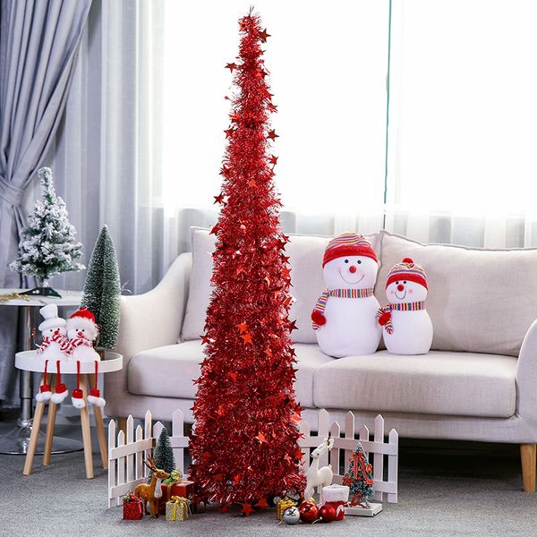 

christmas decorations 1.5m huge tree fake pine trees diy colorful xmas po prop for party table decoration year home decor