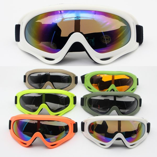 

ski goggles x400 anti-uv sports skis skating goggles motorcycles windproof sand riding glasses eye protection equipment
