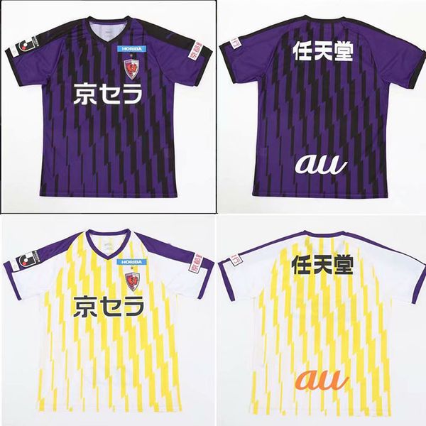 

2020 kyoto sanga fc soccer jersey j1 league #20 lee short sleeve uniform mens #23 j.buijs home away football shirt, Black;yellow