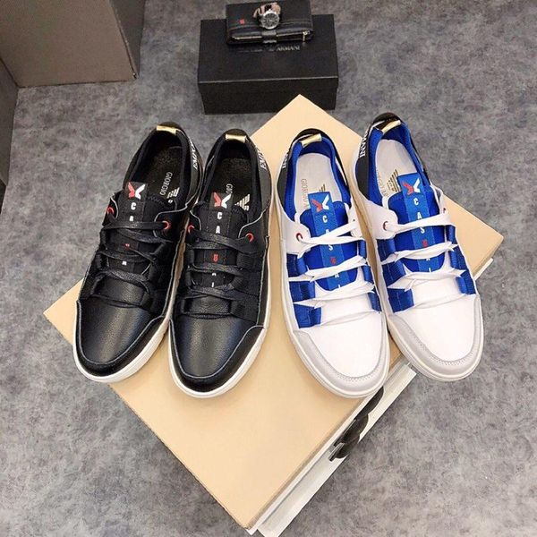 

2021 limited edition men ', s удобная дышащая кожа color matching обувь, мода дикого спортивная обувь .original box упаковка 38, Black