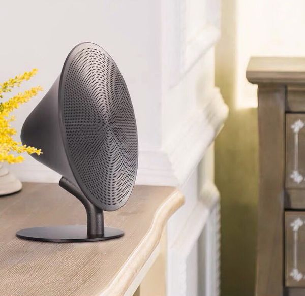 

modern deskbluetooth speaker touch key design hifi sound quality bluetooth 4.2 pair portable speaker