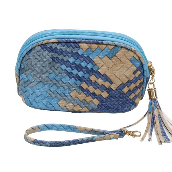 

daily travel storage bag waterproof pu braided 16 compartments essential oil