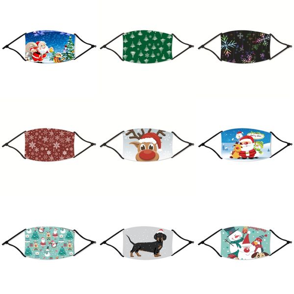 

anti dust face mouth er pm2.5 designer christmas mask dustproof anti-l washable reusable ice silk christmas masks rra1365#83133, Black