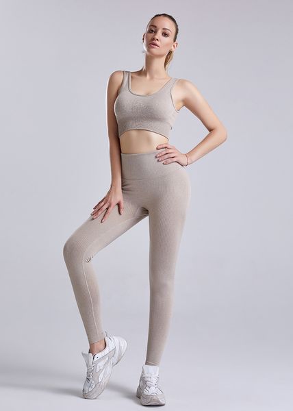 

fashion women pure color tracksuits new arrival yoga exercise bra sets ms. tight two-pieces sets workout clothes