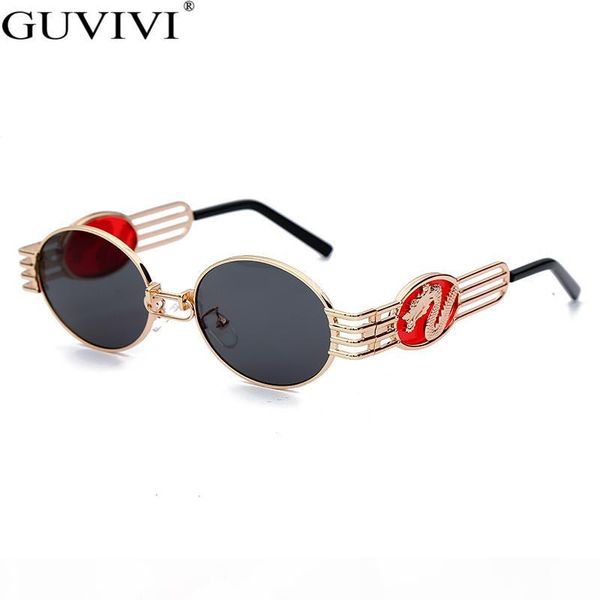 

round vintage sunglasses women 2020 men retro sunglasses luxury small stempunk mens sun glasses brand designer totem eyewear, White;black