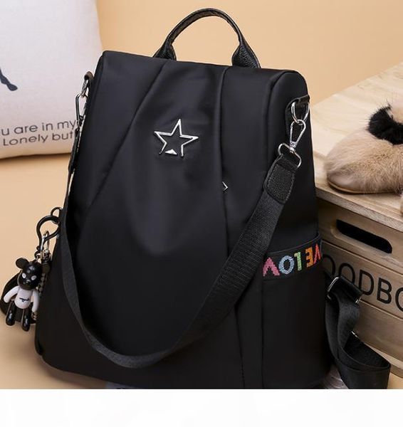 

backpack women 2020 newset fashion version of the trendy oxford cloth canvas single shoulder dual-purpose travel backpack