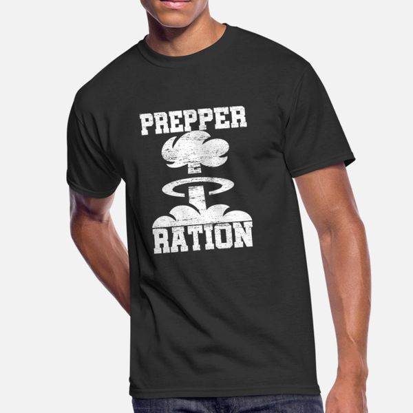 

prepper ration vintage apocalypse present t shirt men customize cotton o neck clothes graphic new style summer style vintage shirt