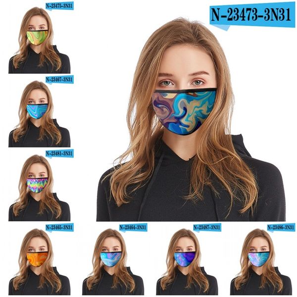 

dustproof reusable face masks cotton respirable washable fashion mascarilla gradient colors gauze adults children anti smoke 2 6bla d2
