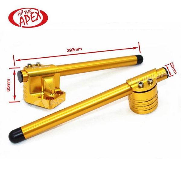 

cnc clip on ons with handlebars handle bar for ex250 / ninja 250r 2008 2009 2010 2011 2012 clipons handlebars