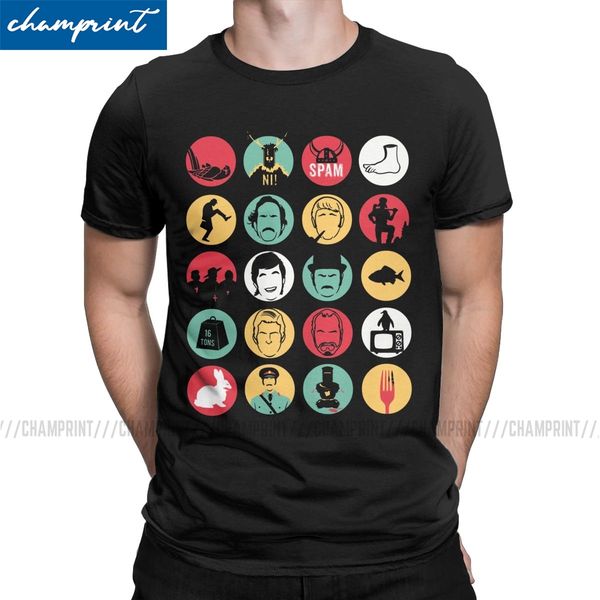 

now for something completely different men t shirt monty python holy grail john cleese eric idle michael palin terry gilliam tee