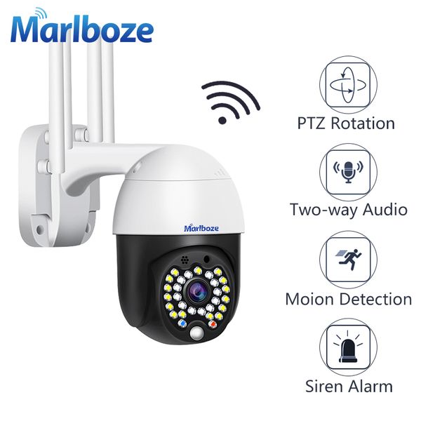 

marlboze 1080p открытый wifi ptz ip камеры цифровой сигнал 4x 2мп ip-камеры безопасности водонепроницаемый видеонаблюдения ycc365 app