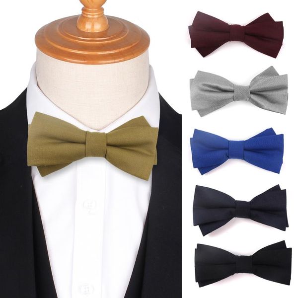 

neck ties suits bow tie for men women casual solid bowties wedding business party boys girls knot fashion male bowtie, Blue;purple