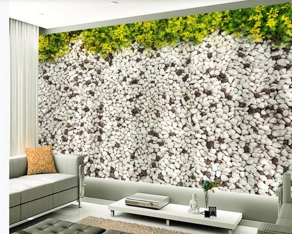 3d papel de parede para quarto romântico elegante flor seixos sala de estar quarto wallcovering hd 3d mural papel de parede