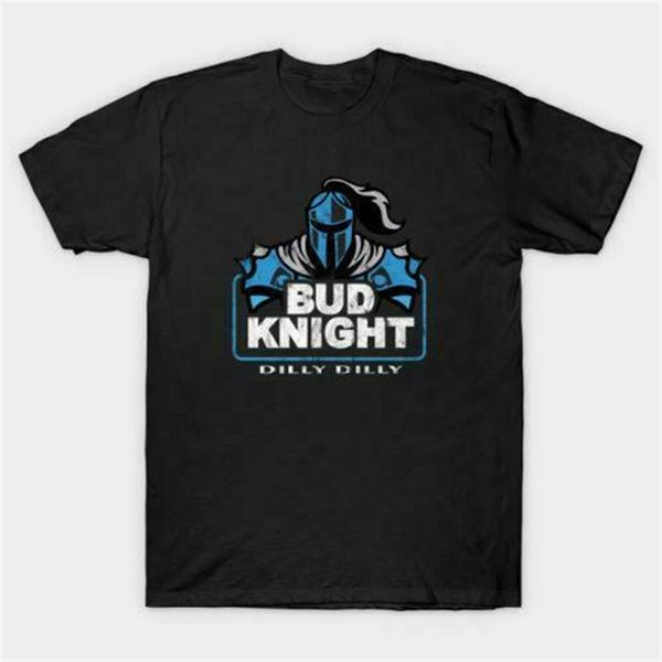 

bud light knight 2019 men's черная футболка размер s-xxl фитнес tee shirt