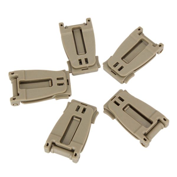 

5 pcs buckle bushcraft kit connect strap link tactical backpack bag webbing webdom belt clip clasp outdoor camp hike tools