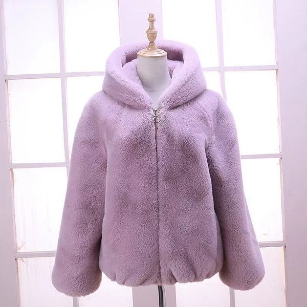 

2020 new autumn and winter imitation grass fur coat cap section 1018, Black