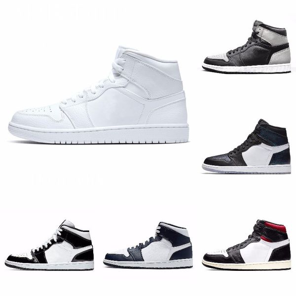 

new 1s high 3 shattered og bred toe banned game royal shoes men 1s shadow sneakers with box j#08-043