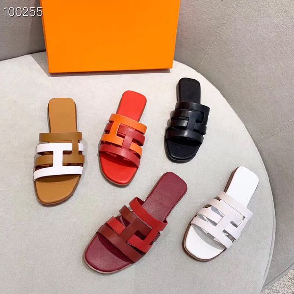 

2020 wholesale sliders new summer women flip flops slippers flat sandals bow rivet fashion crystal beach shoes, Black