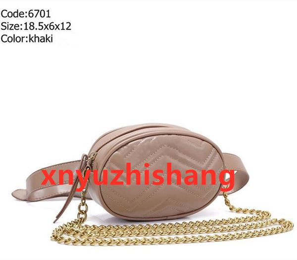 

tg6701#well-known fashion brand wallet, microfiber pu material waist bag / durable / plus chain