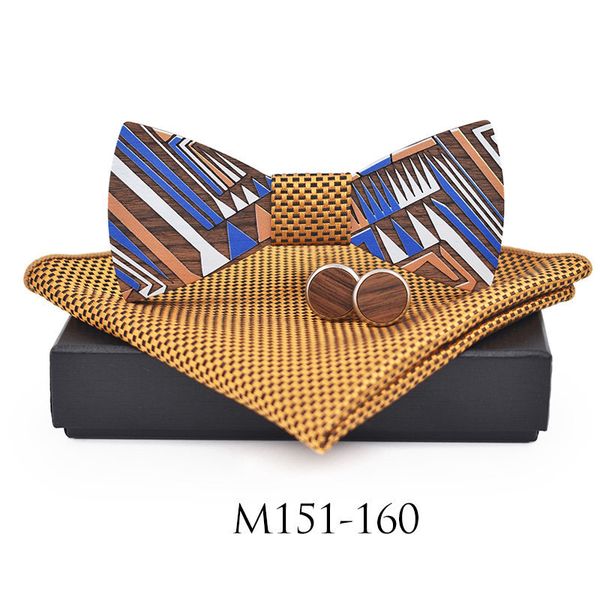 

wholesale wooden bow tie for men unique fashion wood gift for man, Blue;purple